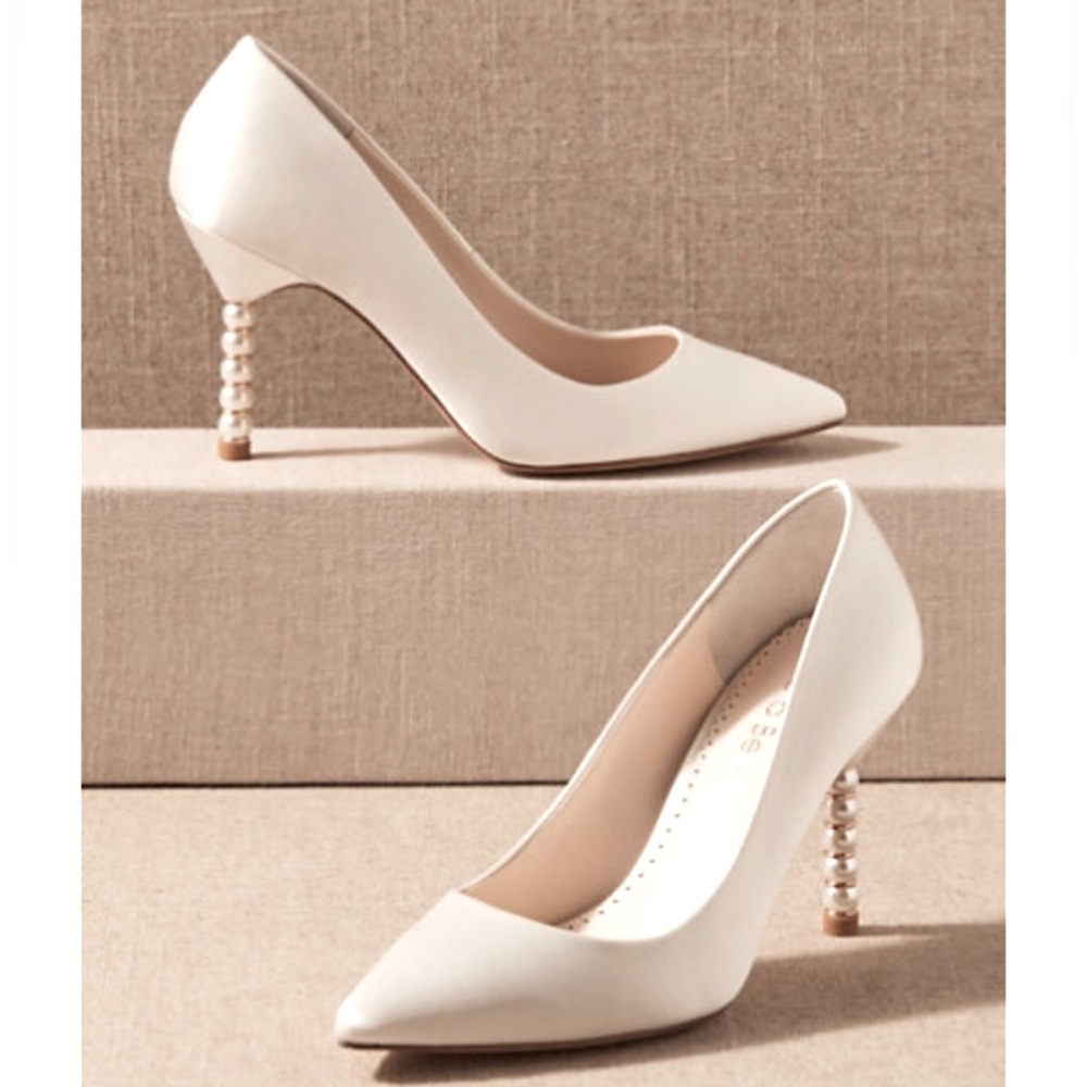 Bella Belle Audrey Pearl Bridal Pumps Heels
